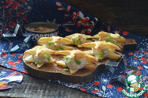 Закусочный паштет с копчёным тунцом