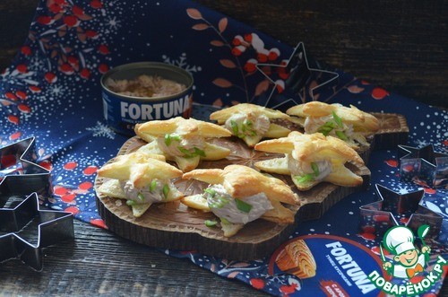 Закусочный паштет с копчёным тунцом