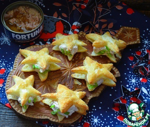 Закусочный паштет с копчёным тунцом