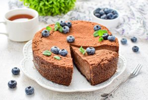 Шоколадный чизкейк с творожным сыром Шоколадный чизкейк с творожным сыром