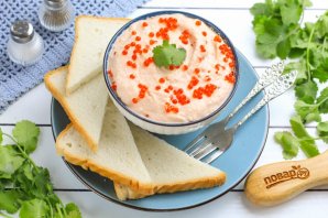 Паштет из семги с красной икрой и вином Паштет из семги с красной икрой и вином