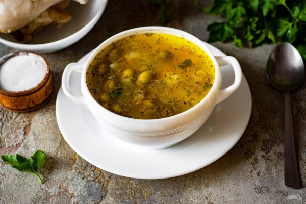 Суп с рисом и оливками Суп с рисом и оливками