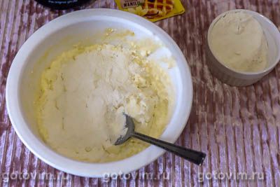 Творожные пончики с ванилью Творожные пончики с ванилью