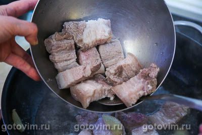 Тушеная красная свинина Хо Шау Ру Тушеная красная свинина Хо Шау Ру