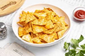 Чипсы в духовке из лаваша Чипсы в духовке из лаваша