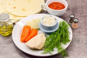 Бурито с курицей и рисом Бурито с курицей и рисом