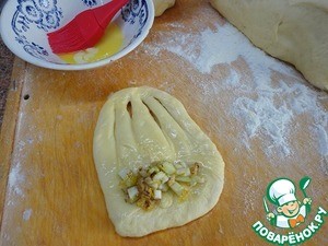 Булочки с яблоками и орехами Булочки с яблоками и орехами