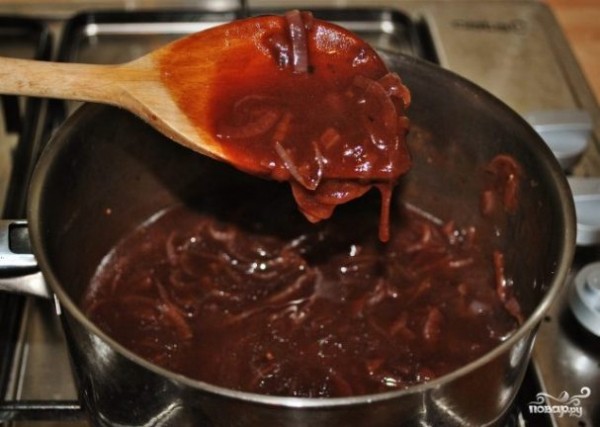 Луково-винный соус Луково-винный соус