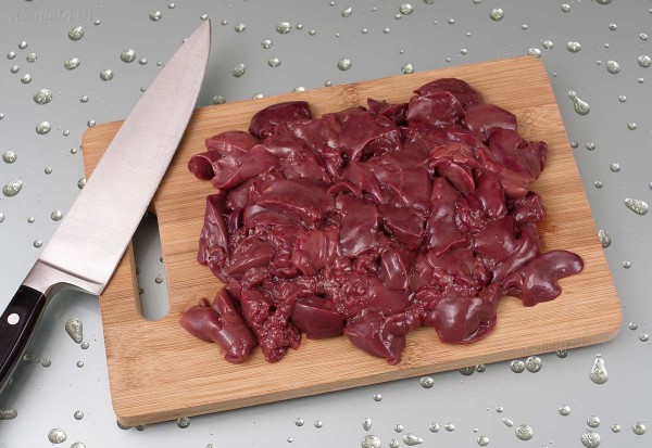 Плов с куриной печенью Плов с куриной печенью