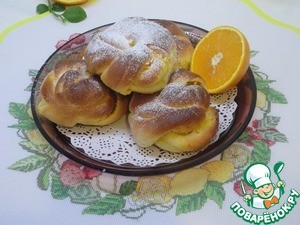 Апельсиновые булочки Апельсиновые булочки