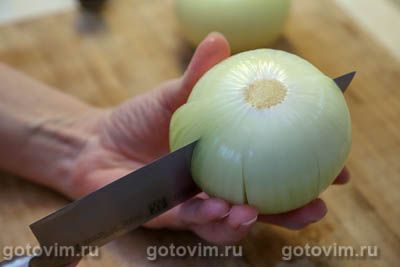 «Цветок» из фаршированного лука с мясом «Цветок» из фаршированного лука с мясом