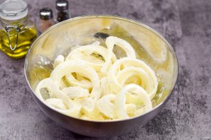 Лук в кляре к пиву Лук в кляре к пиву