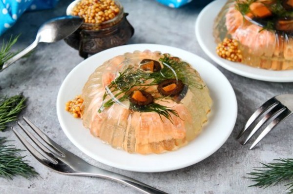 Заливное из форели Заливное из форели