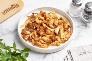 Жареные грибы ежовики Жареные грибы ежовики