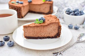 Шоколадный чизкейк с творожным сыром Шоколадный чизкейк с творожным сыром