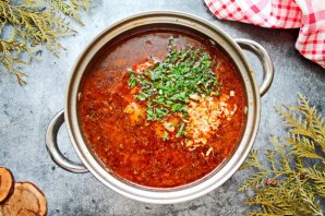 Харчо с гранатовым соком Харчо с гранатовым соком