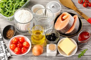 Пицца с рыбой Пицца с рыбой