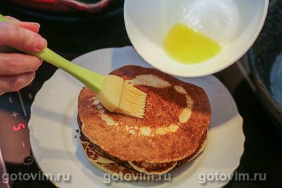 Пышные оладьи с манкой Пышные оладьи с манкой