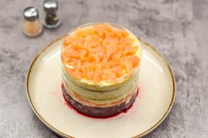 Салат "Лосось на шубе" Салат "Лосось на шубе"