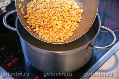 Суп гороховый с квашеной капустой Суп гороховый с квашеной капустой