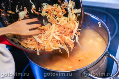 Суп гороховый с квашеной капустой Суп гороховый с квашеной капустой