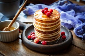 Панкейки на йогурте пышные Панкейки на йогурте пышные