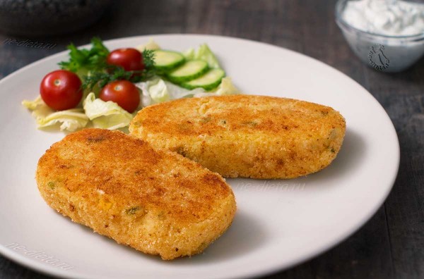 Картофельные котлеты с яйцом Картофельные котлеты с яйцом