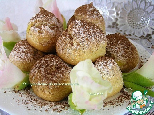 Апельсиновые профитроли