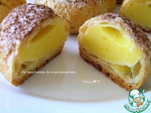 Апельсиновые профитроли