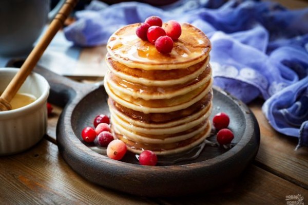 Панкейки на йогурте пышные Панкейки на йогурте пышные