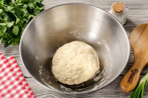 Заварные лепёшки с сыром и зеленью Заварные лепёшки с сыром и зеленью