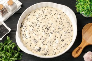 Быстрый пирог с фаршем Быстрый пирог с фаршем