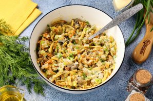 Кальмары фаршированные грибами на сковороде Кальмары фаршированные грибами на сковороде