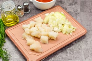 Паста с филе минтая Паста с филе минтая