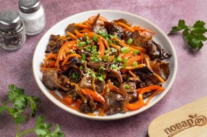 Древесные грибы по-корейски Древесные грибы по-корейски