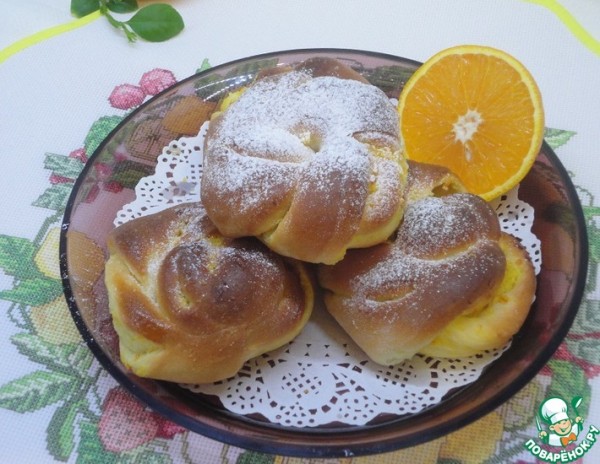 Апельсиновые булочки Апельсиновые булочки