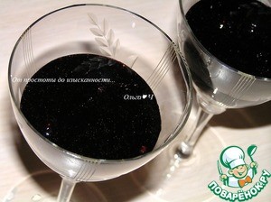 Чернично-лимонный десерт