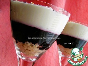 Чернично-лимонный десерт