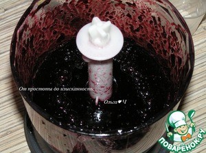 Чернично-лимонный десерт