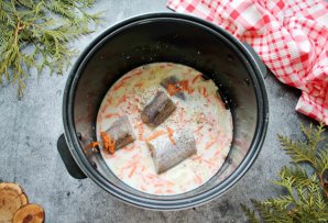 Минтай в молоке в мультиварке Минтай в молоке в мультиварке