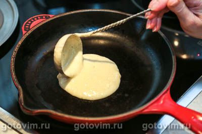 Пышные оладьи с манкой Пышные оладьи с манкой