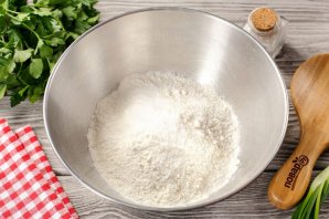 Заварные лепёшки с сыром и зеленью Заварные лепёшки с сыром и зеленью