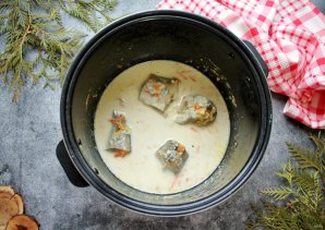 Минтай в молоке в мультиварке Минтай в молоке в мультиварке