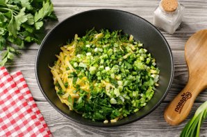 Заварные лепёшки с сыром и зеленью Заварные лепёшки с сыром и зеленью