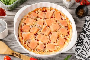 Пицца с рыбой Пицца с рыбой