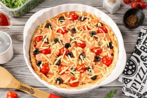 Пицца с рыбой Пицца с рыбой