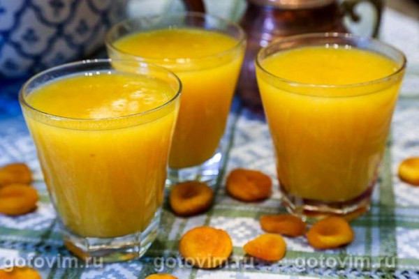 Кисель из кураги