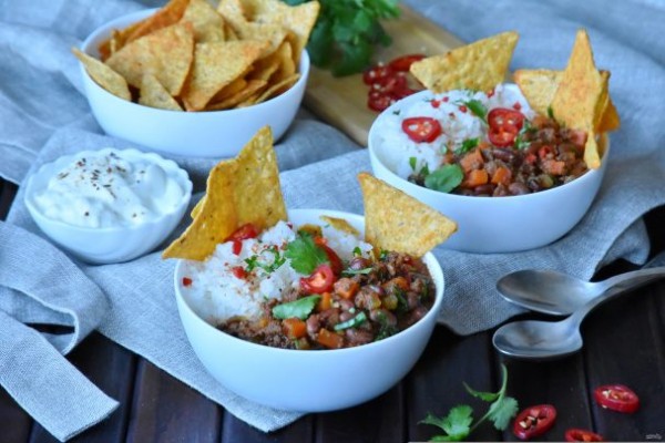 "Чили кон карне" от Джейми Оливера "Чили кон карне" от Джейми Оливера