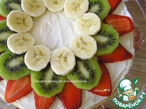 Фруктовая а-ля пицца Фруктовая а-ля пицца