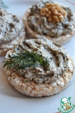 Паштет из чёрной чечевицы